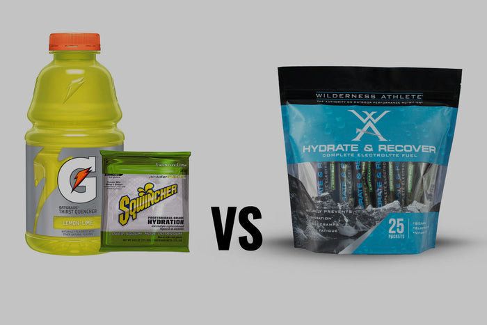 Gatorade and Sqwincher Comparison
