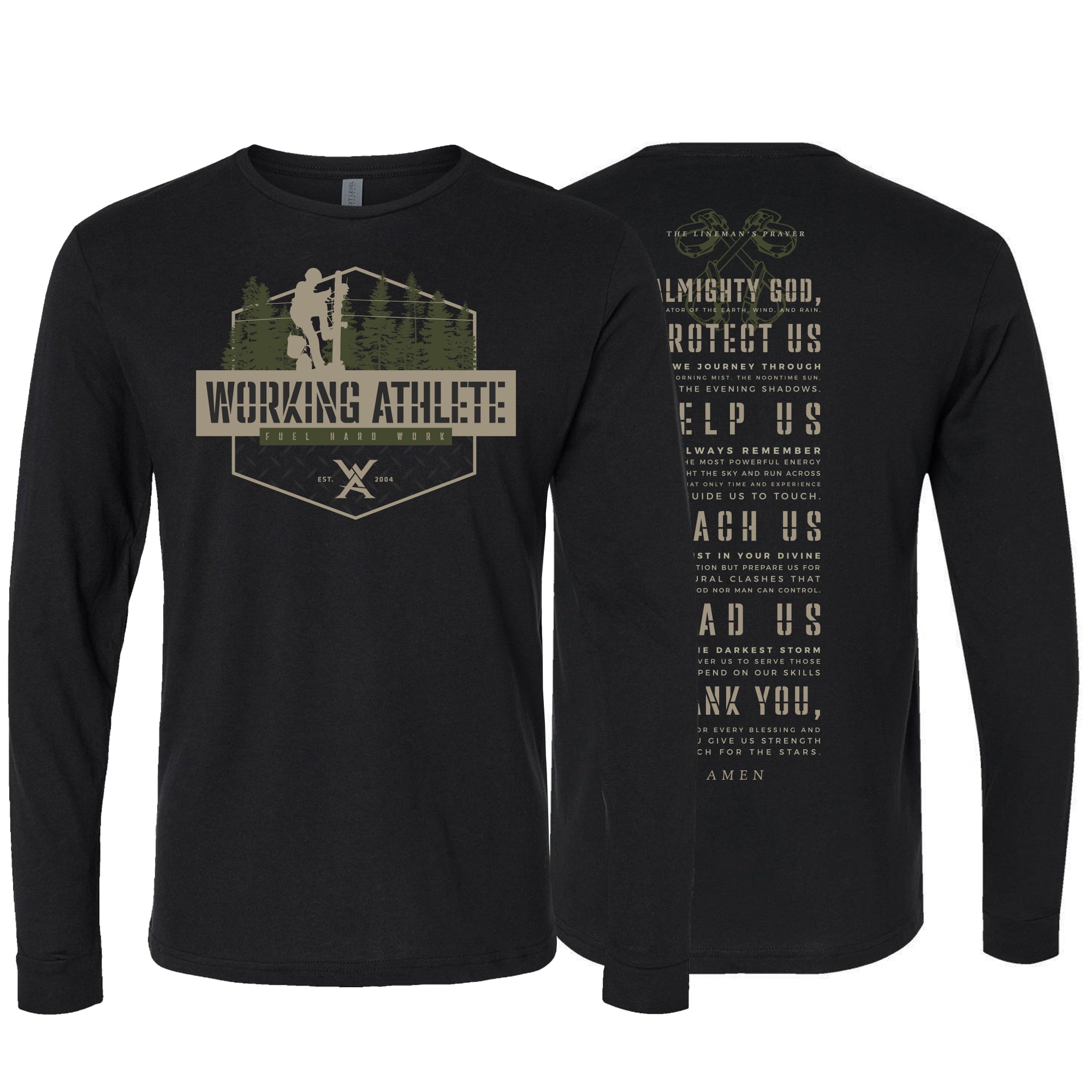 Lineman's Prayer Long Sleeve Tee