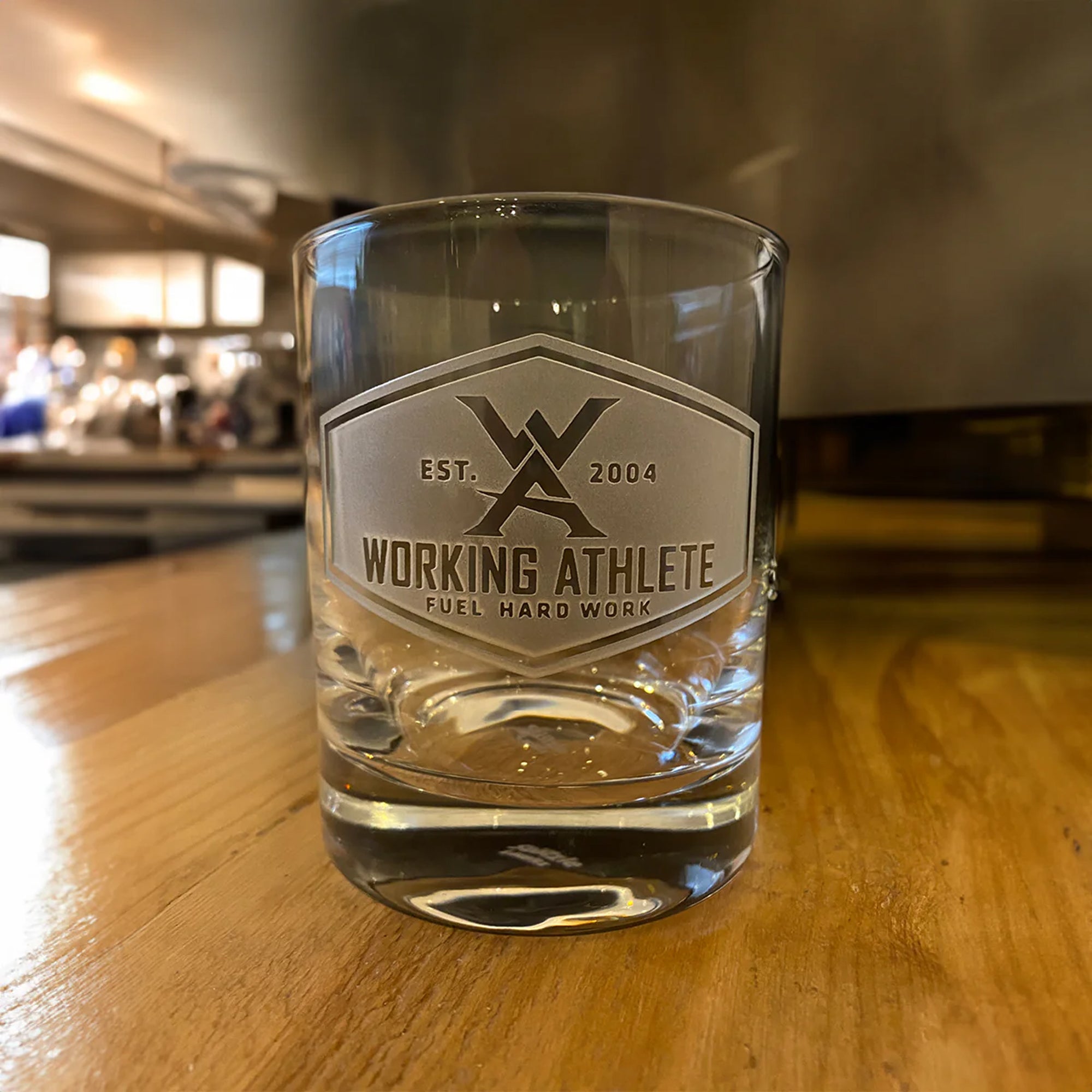 Working Athlete Whiskey Glass