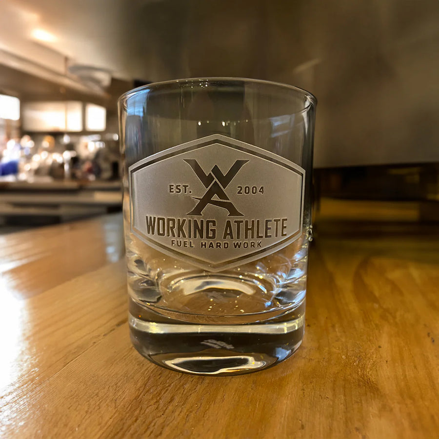 Working Athlete Whiskey Glass