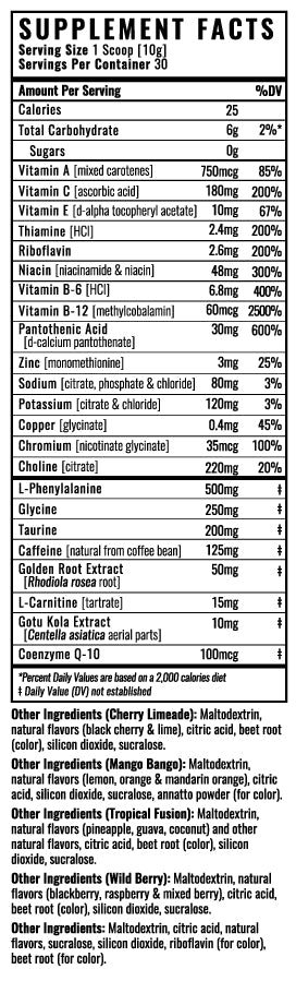 Energy & Focus® Packets Pallet (12,000 Servings)